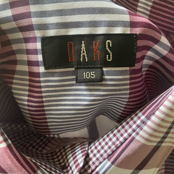 DAKS mens half sleeves shirt. Size 46 XXL. New - Picture 2 of 6
